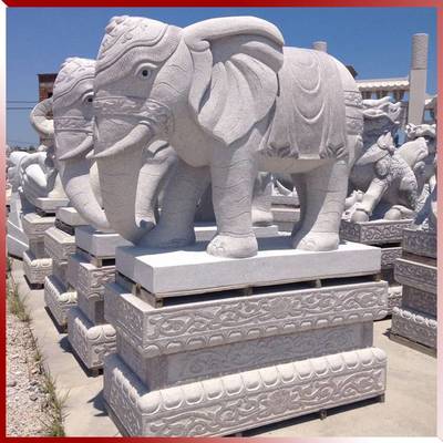 白麻石雕大象的价格、厂家选择与惠安雕刻技艺探析