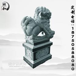 高贵庭院之选 石材中的瑰宝——花岗岩石雕狮子装饰摆件